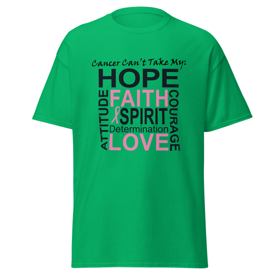 Breast Cancer Awareness Hope & Faith Classic Tee - Simply Great Gear