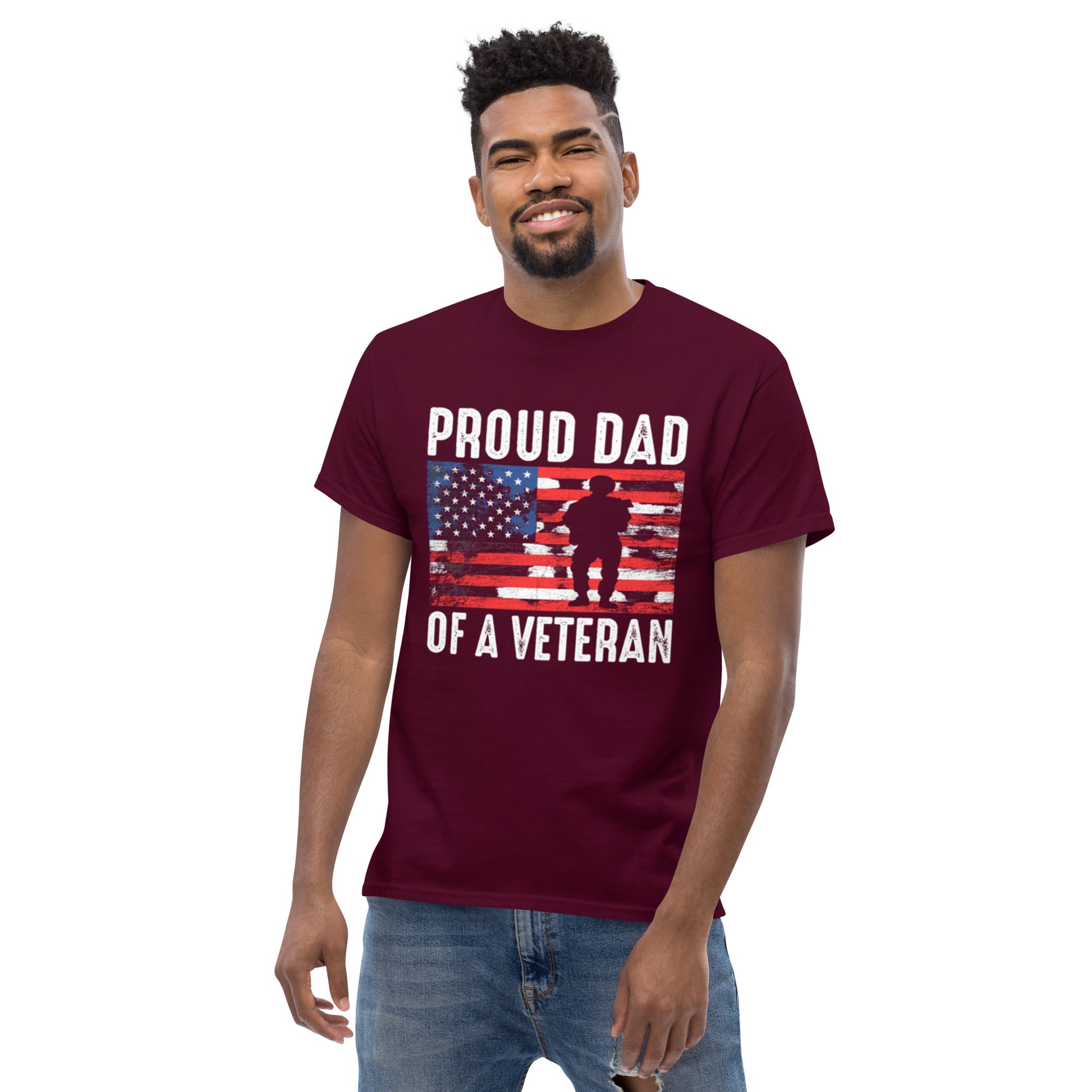 Proud Dad of a Veteran Tee - Simply Great Gear