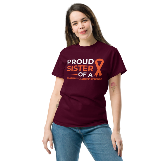 MS Awareness Proud Sister T-Shirt - Simply Great Gear