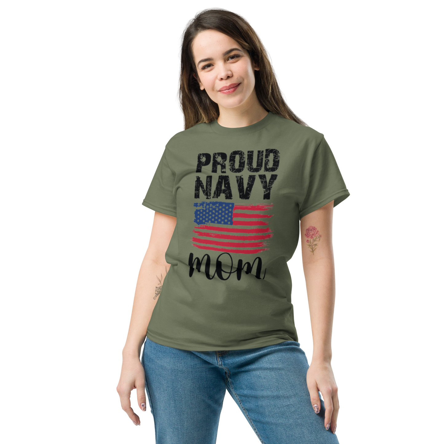 Proud Navy Mom Classic Tee - Simply Great Gear