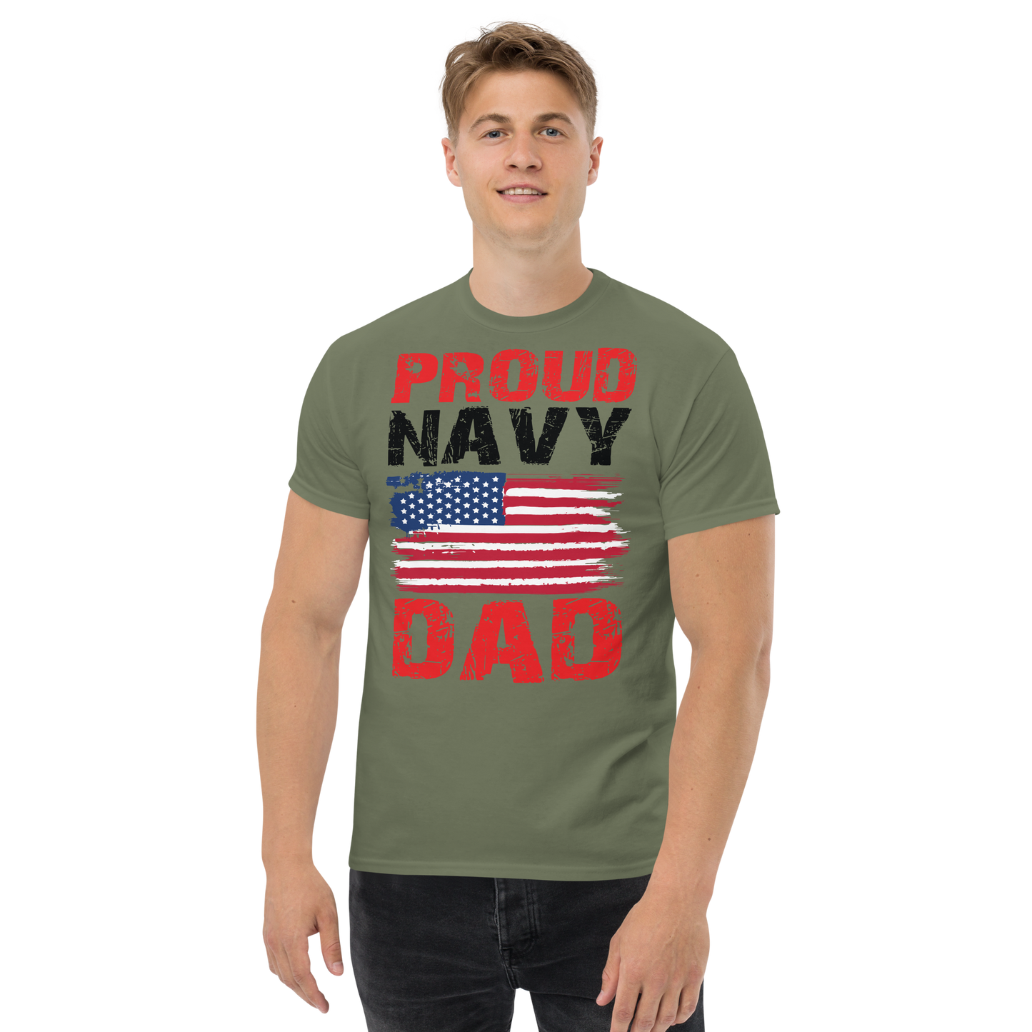 Proud Navy Dad Classic Tee - Simply Great Gear