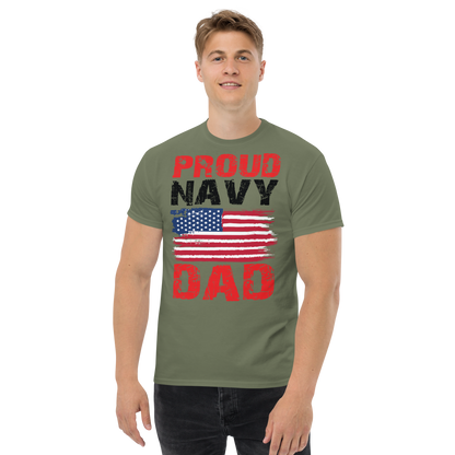 Proud Navy Dad Classic Tee - Simply Great Gear