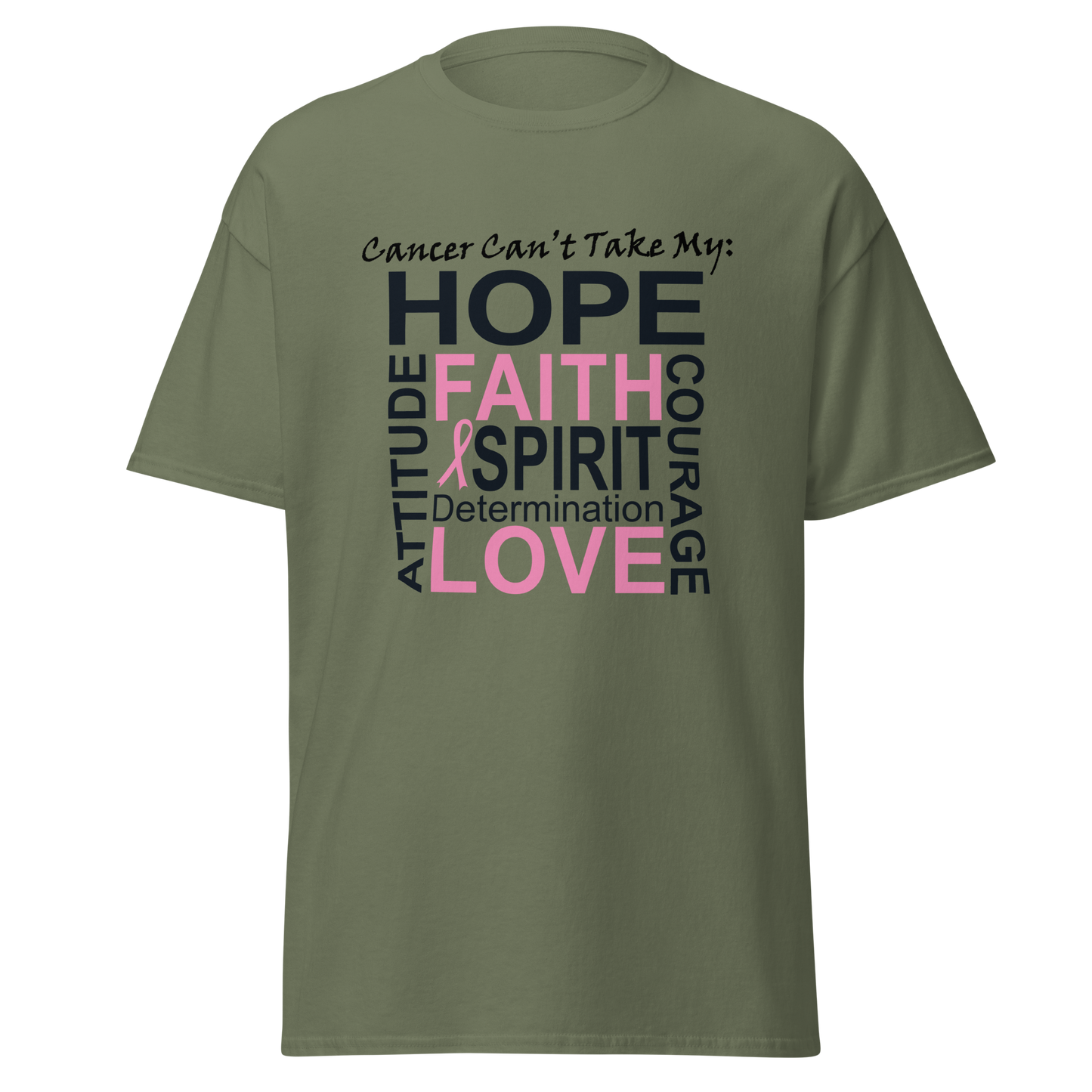 Breast Cancer Awareness Hope & Faith Classic Tee