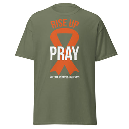 MS Awareness "Rise Up and Pray" T-Shirt - Simply Great Gear