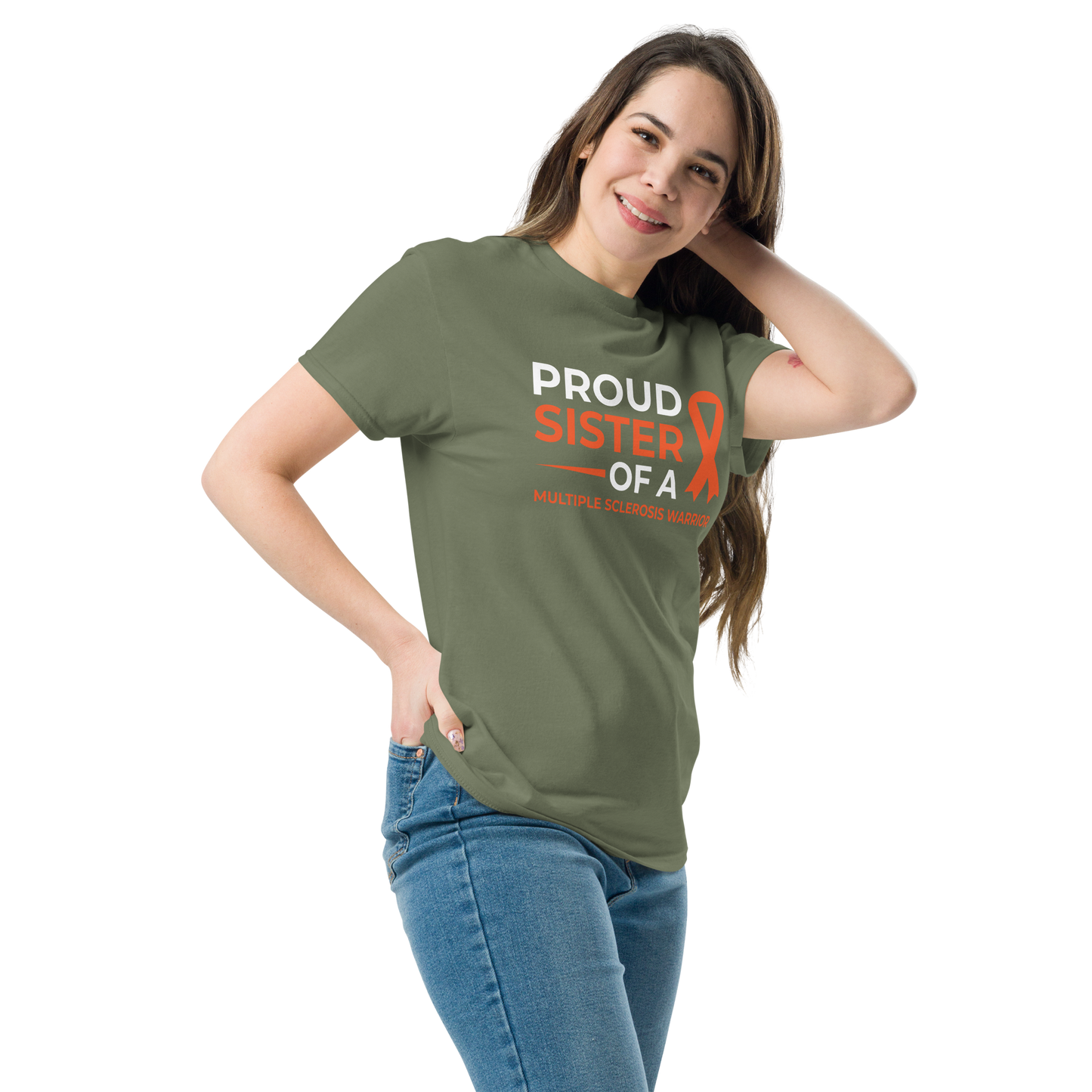 MS Awareness Proud Sister T-Shirt - Simply Great Gear