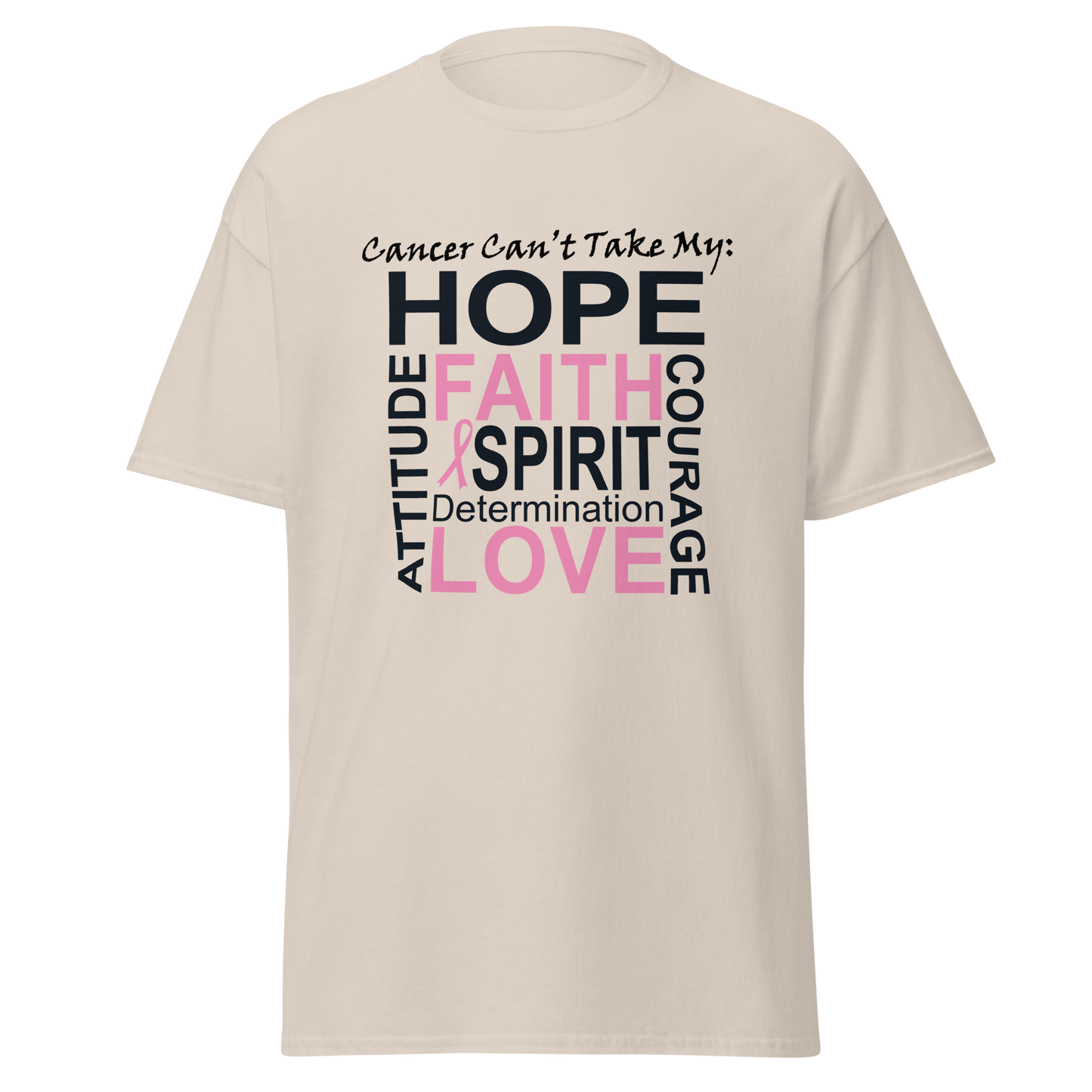 Breast Cancer Awareness Hope & Faith Classic Tee