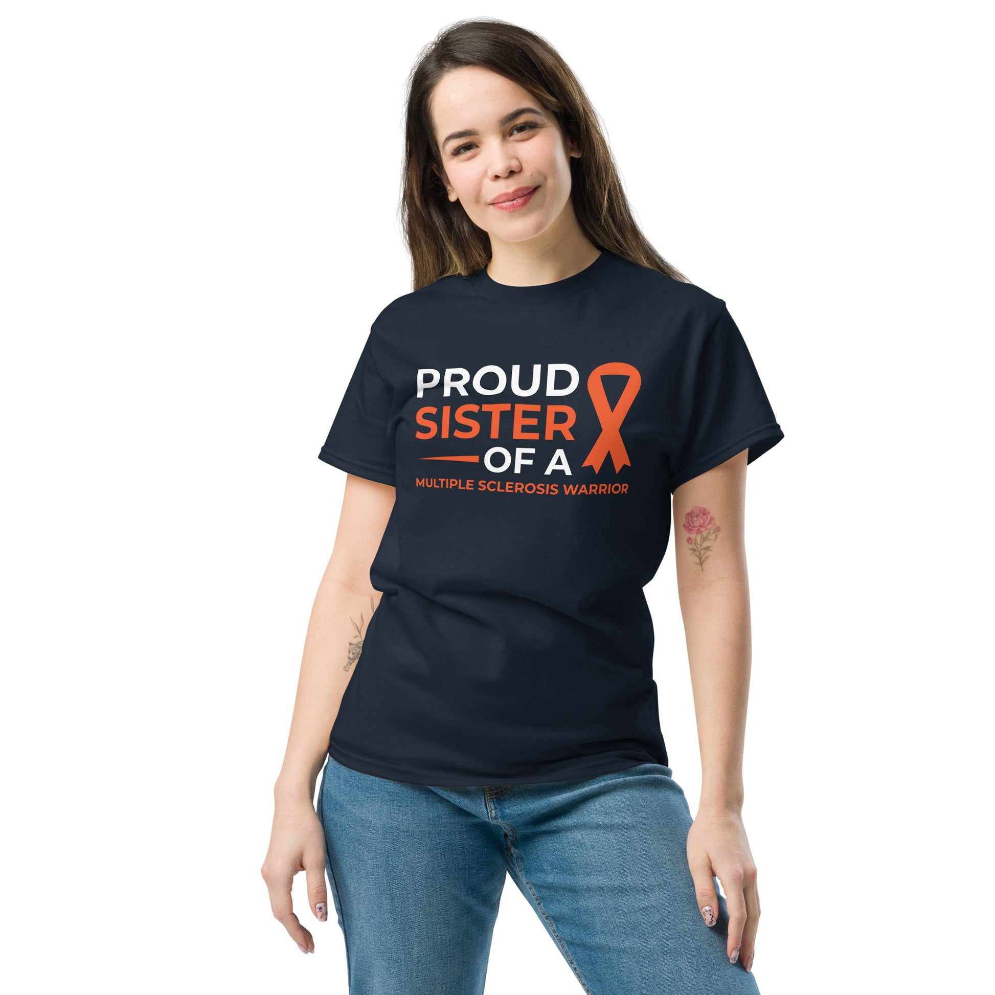 MS Awareness Proud Sister T-Shirt - Simply Great Gear