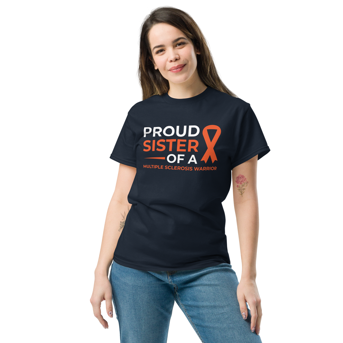 MS Awareness Proud Sister T-Shirt - Simply Great Gear