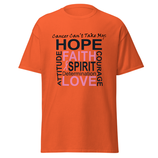 Breast Cancer Awareness Hope & Faith Classic Tee - Simply Great Gear