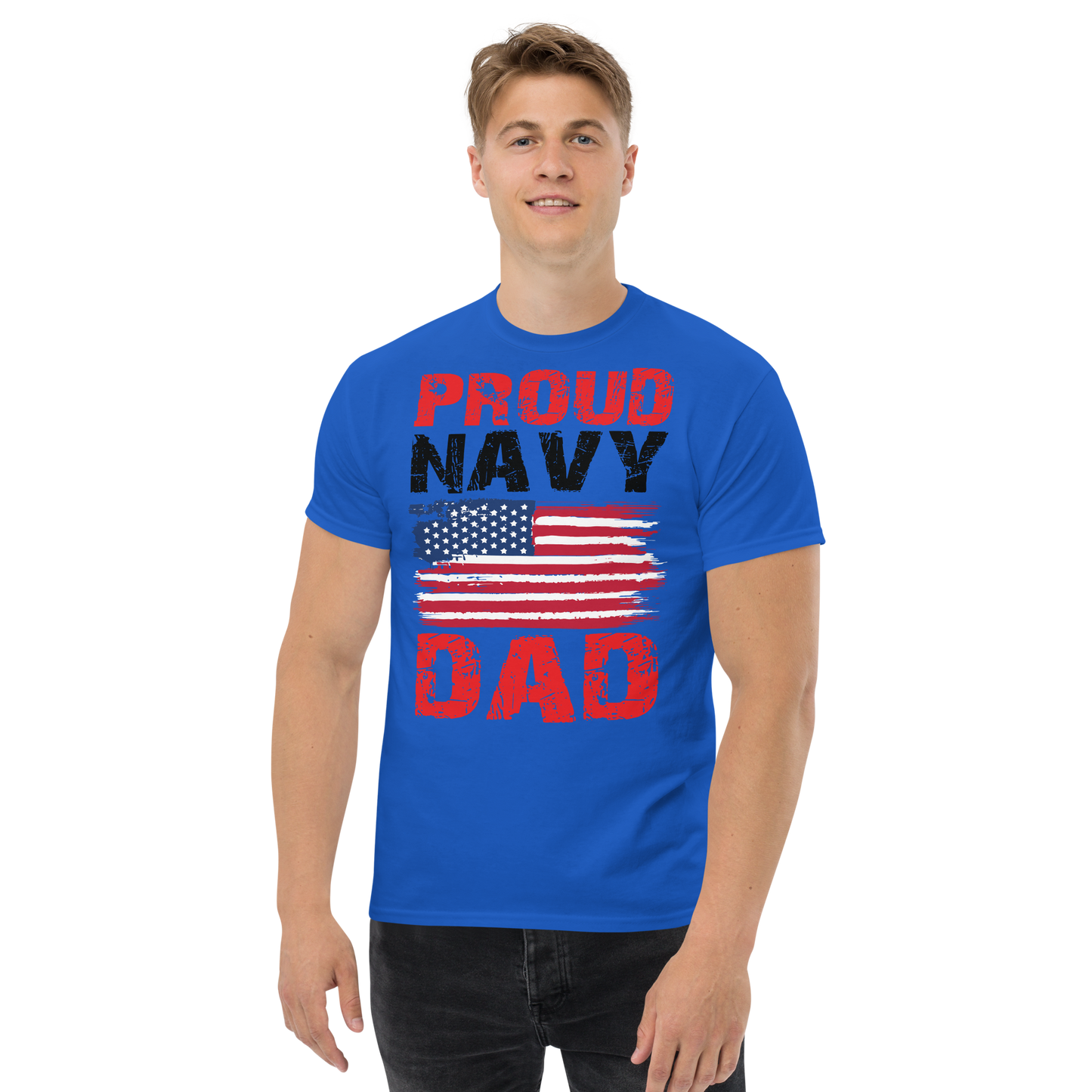 Proud Navy Dad Classic Tee - Simply Great Gear