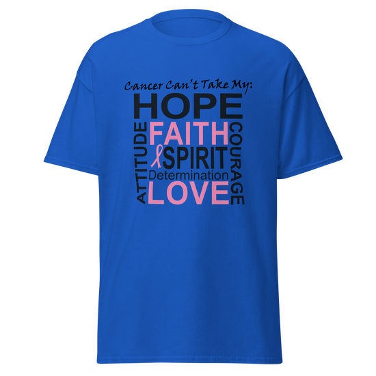 Breast Cancer Awareness Hope & Faith Classic Tee - Simply Great Gear
