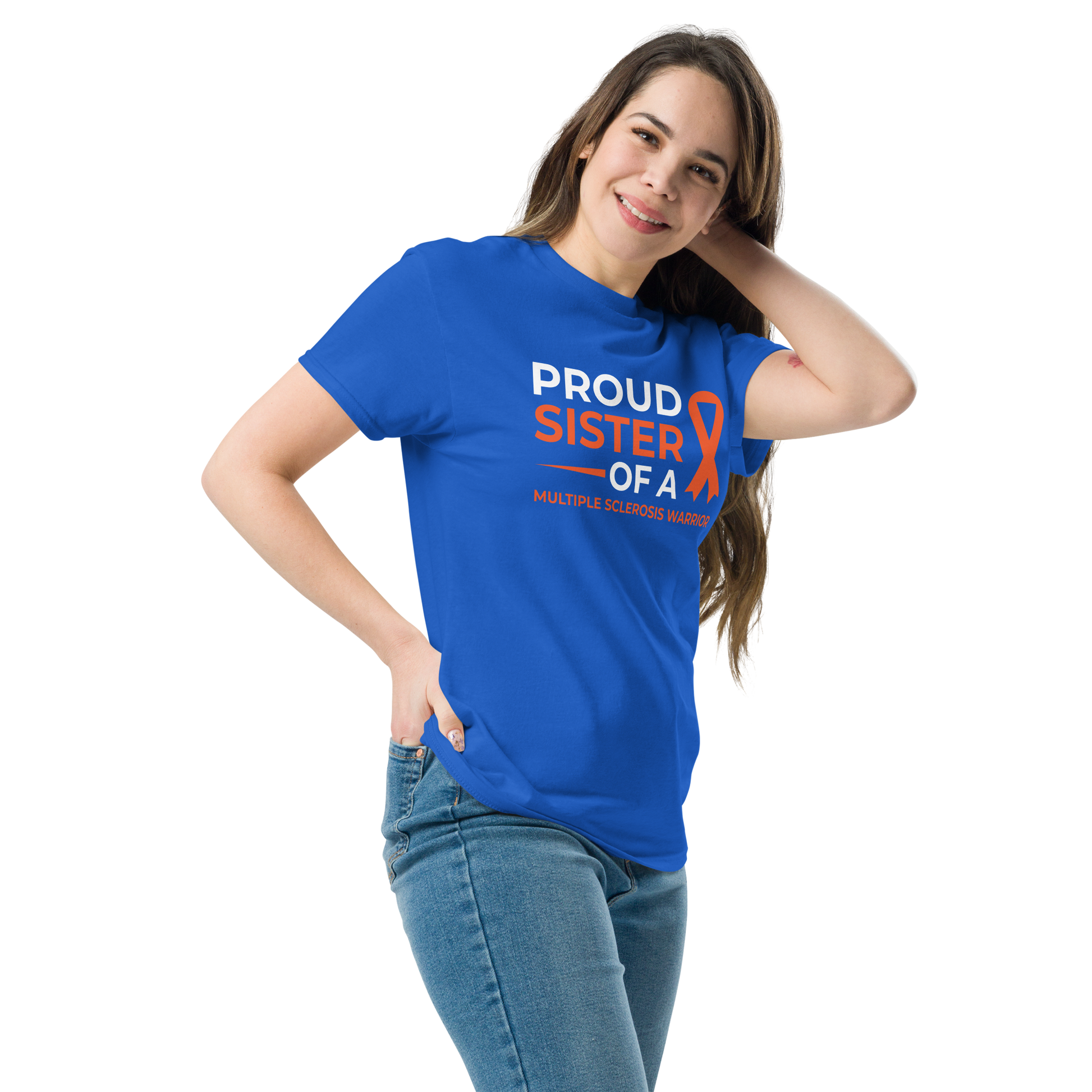 MS Awareness Proud Sister T-Shirt - Simply Great Gear