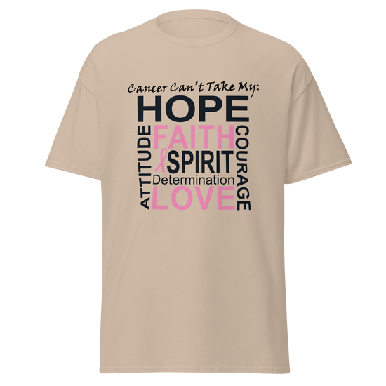 Breast Cancer Awareness Hope & Faith Classic Tee - Simply Great Gear