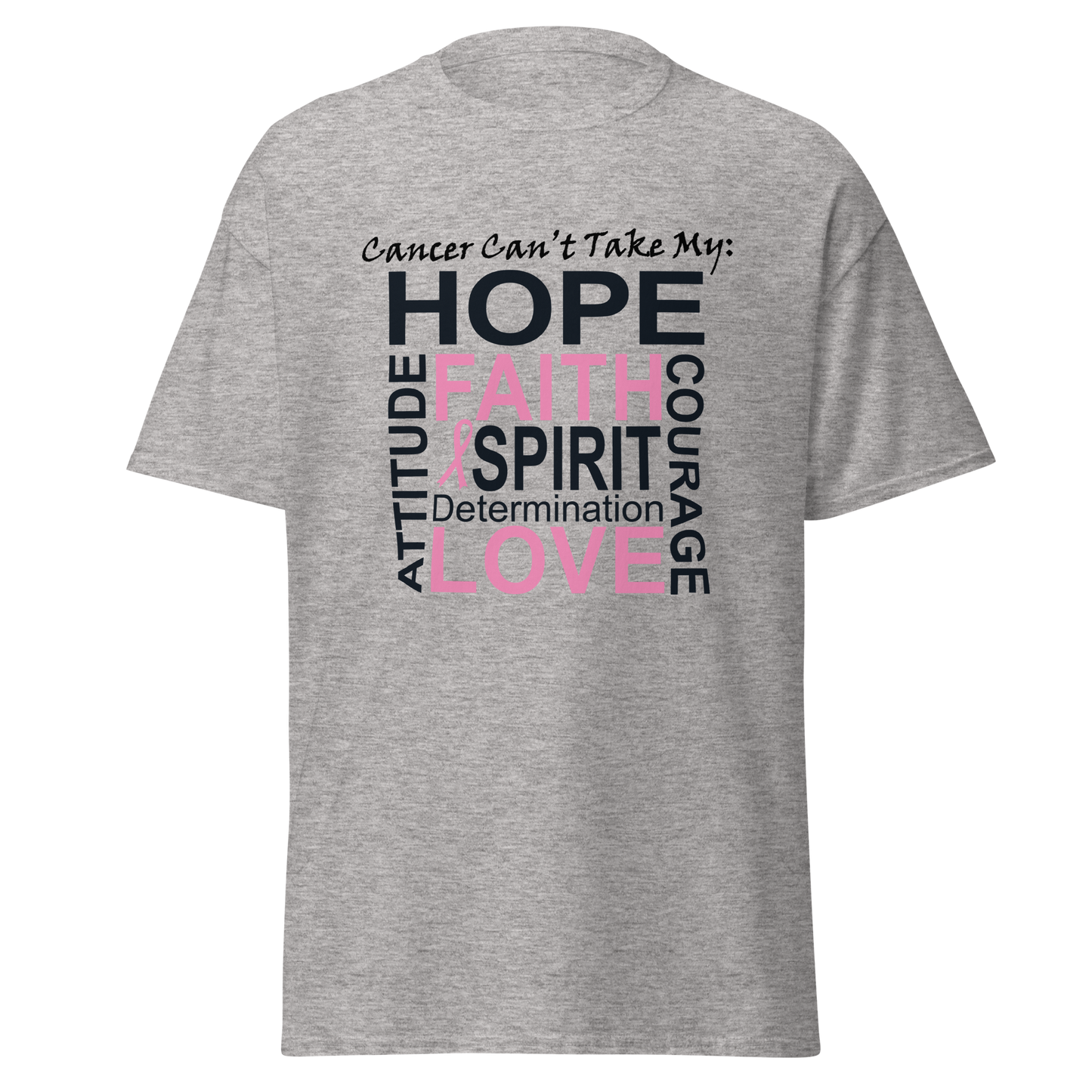 Breast Cancer Awareness Hope & Faith Classic Tee