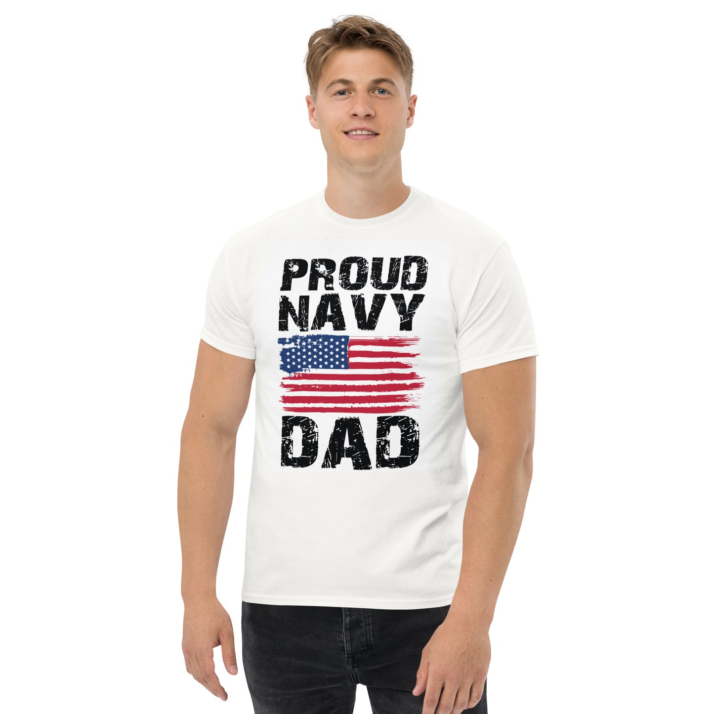 Proud Navy Dad Classic Tee - Simply Great Gear