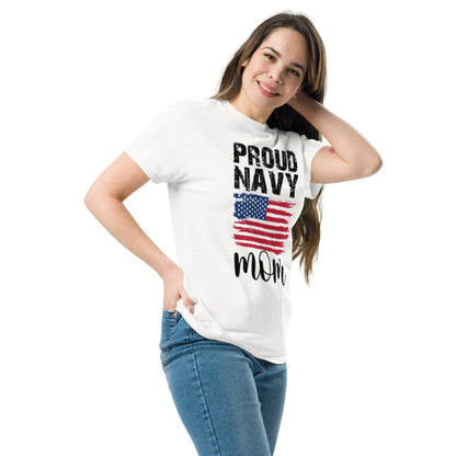 Proud Navy Mom Classic Tee - Simply Great Gear