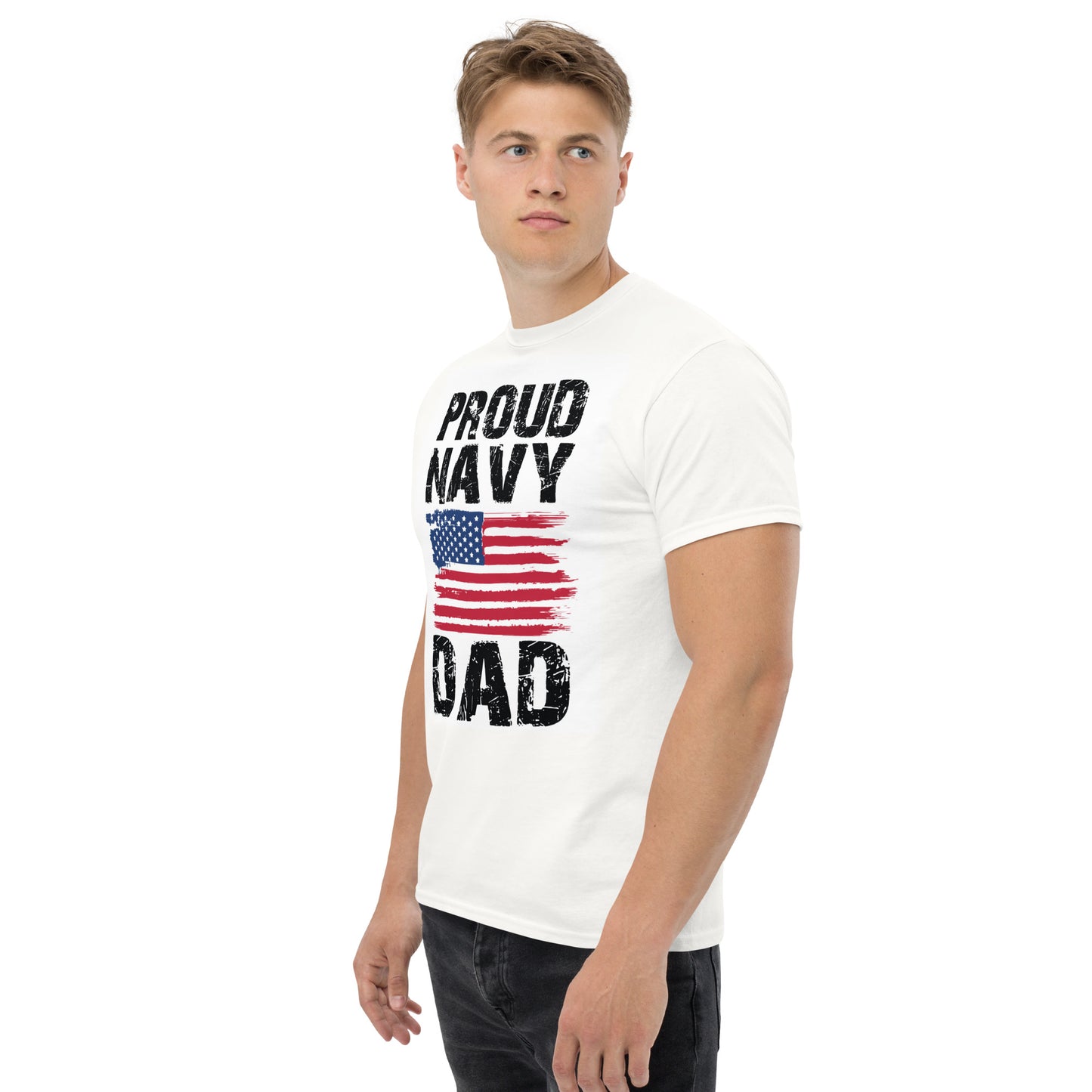 Proud Navy Dad Classic Tee - Simply Great Gear