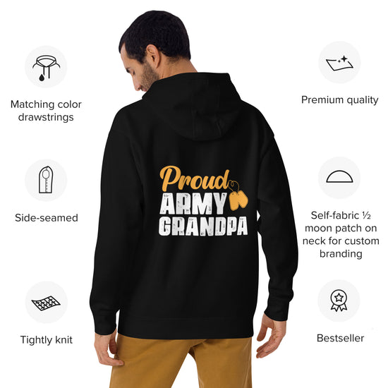 Proud Army Grandpa Hoodie - Simply Great Gear