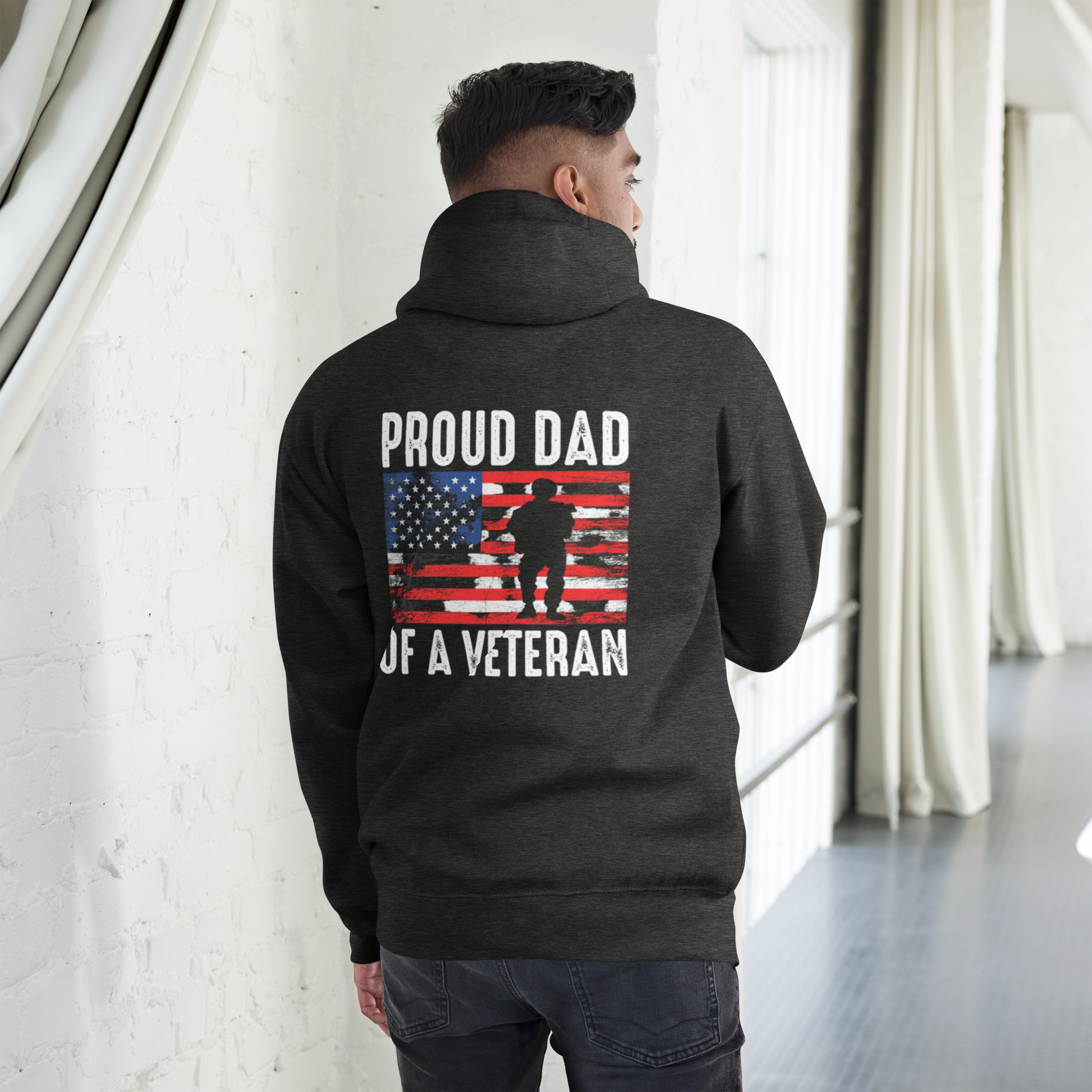 Proud Dad of a Veteran Hoodie - Simply Great Gear