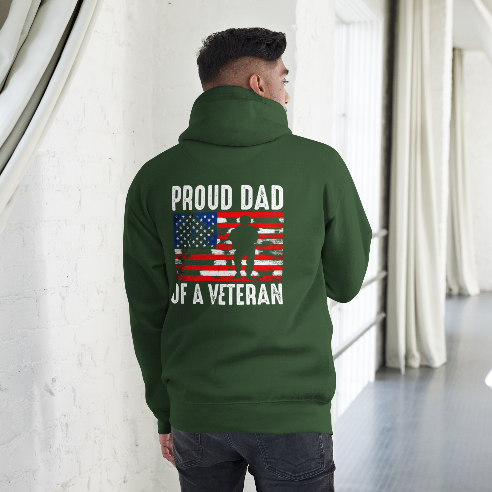 Proud Dad of a Veteran Hoodie - Simply Great Gear