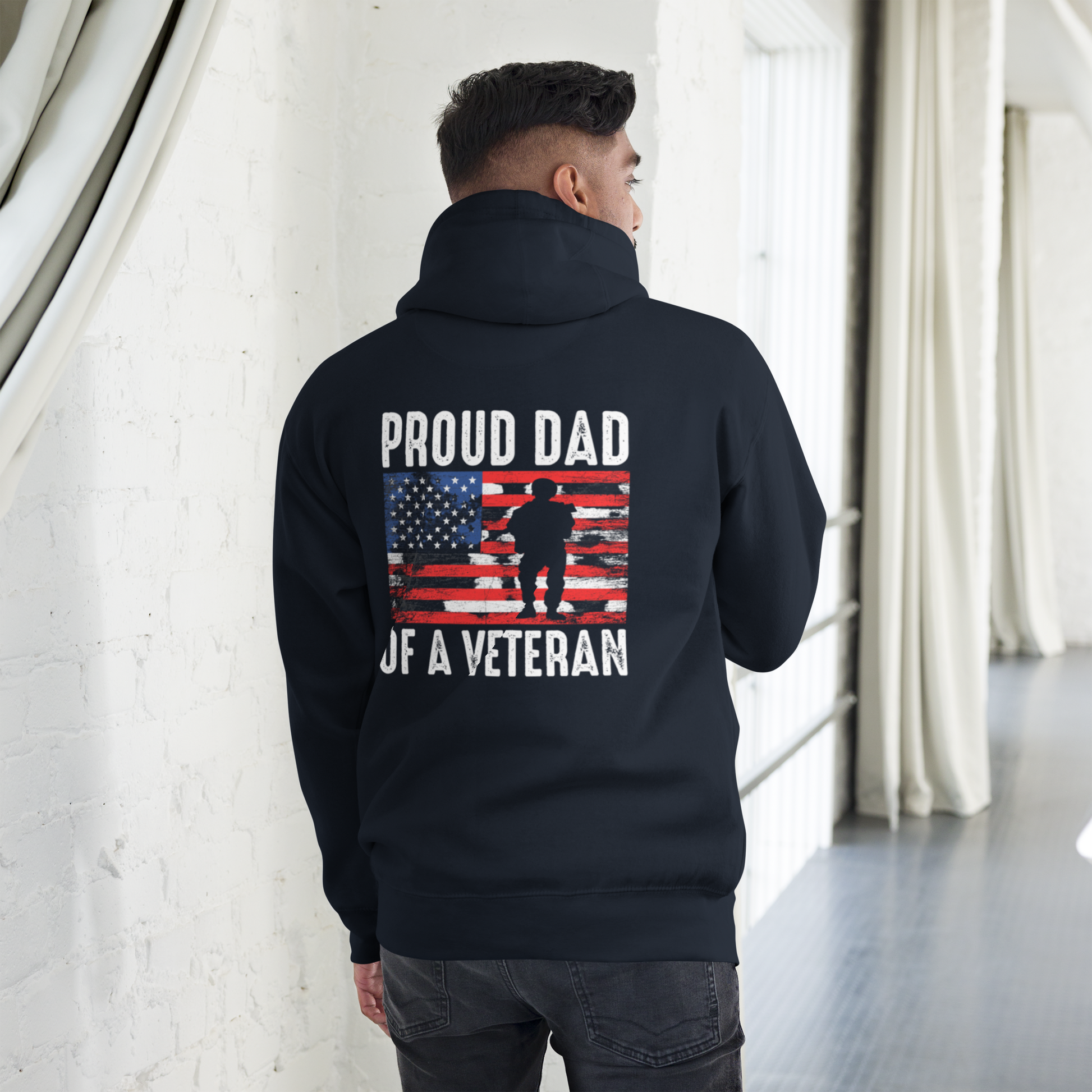 Proud Dad of a Veteran Hoodie - Simply Great Gear