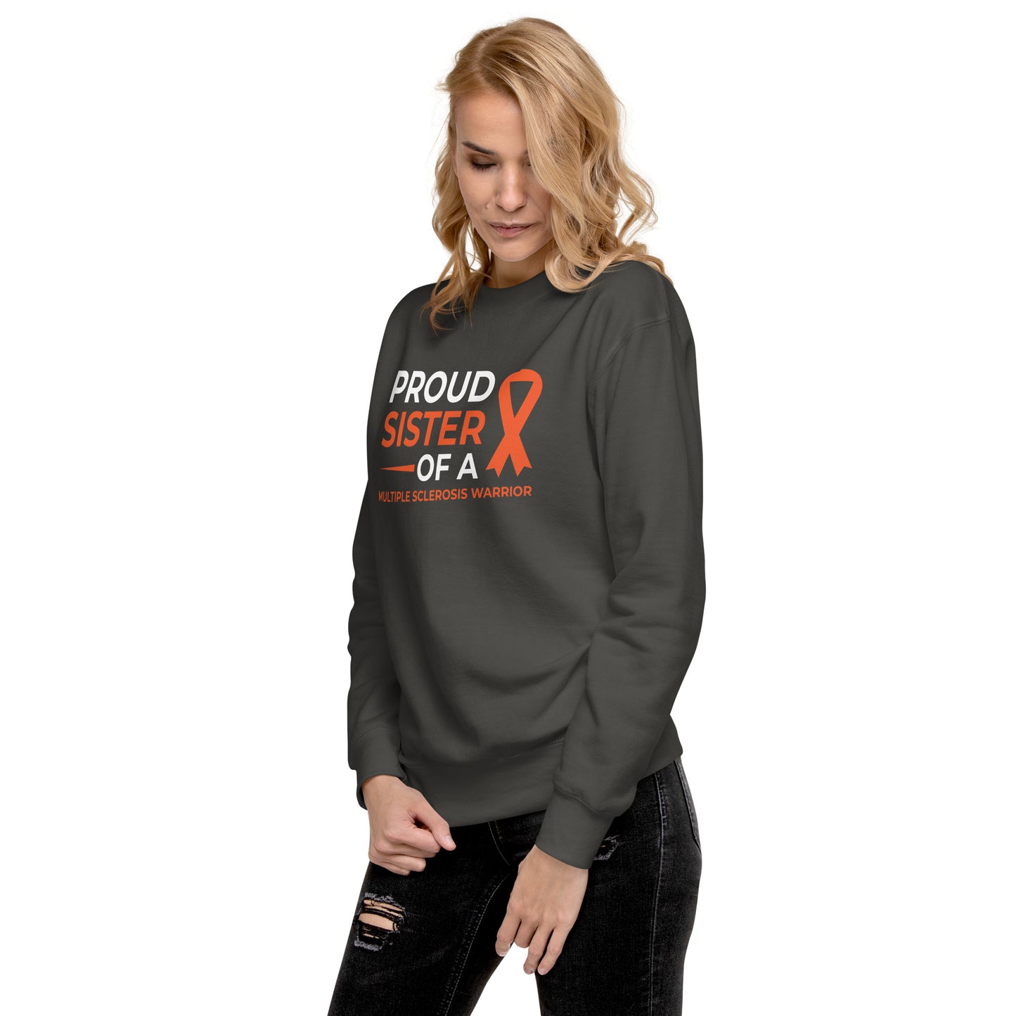 MS Awareness Proud Sister Premium Sweatshirt - Simply Great Gear