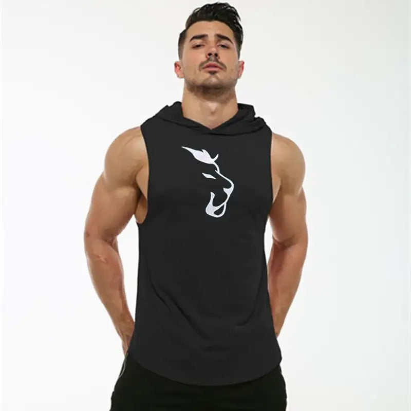 Hooded Sleeveless Men's Vest - Simply Great Gear