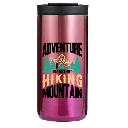 Adventure Has No Limit Hiking Mountain 14oz Insulated Coffee Tumbler - Simply Great Gear