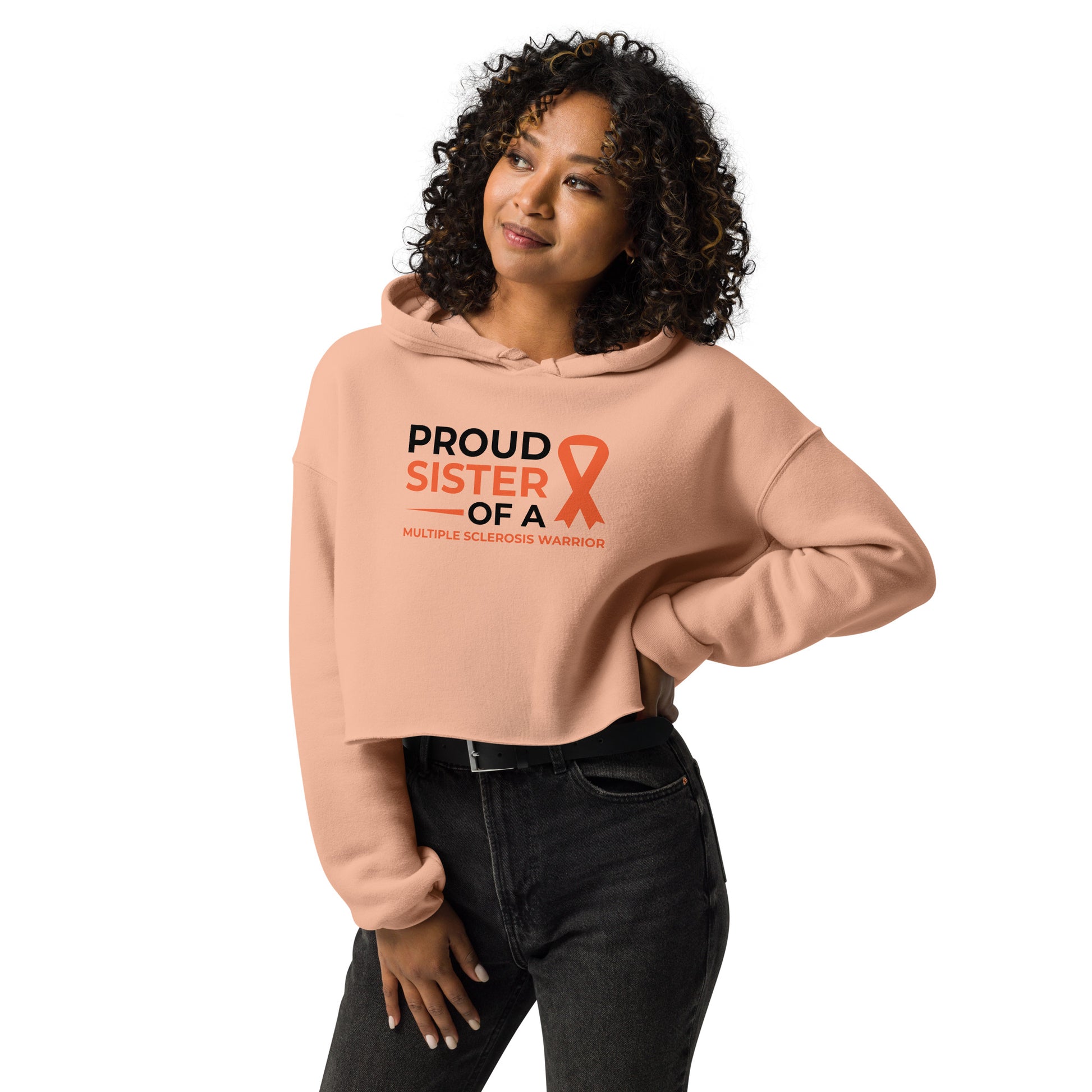 MS Awareness - Crop Hoodie - Simply Great Gear