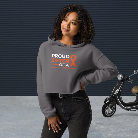MS Awareness - Crop Hoodie - Simply Great Gear