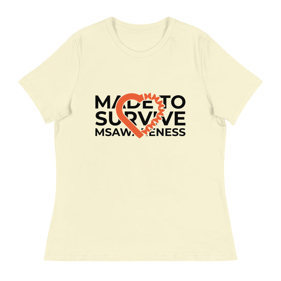 MS Awareness - Made To Survive Relaxed T-Shirt - Simply Great Gear