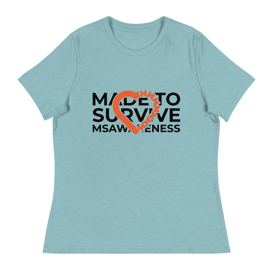 MS Awareness - Made To Survive Relaxed T-Shirt - Simply Great Gear