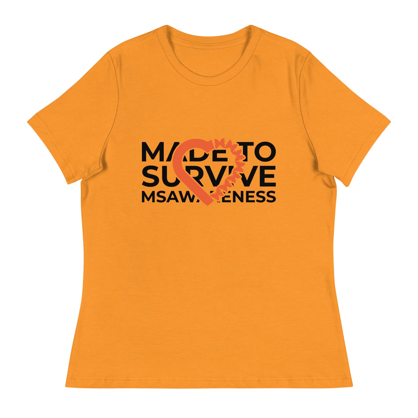 MS Awareness - Made To Survive Relaxed T-Shirt - Simply Great Gear