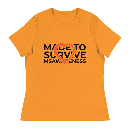 MS Awareness - Made To Survive Relaxed T-Shirt - Simply Great Gear