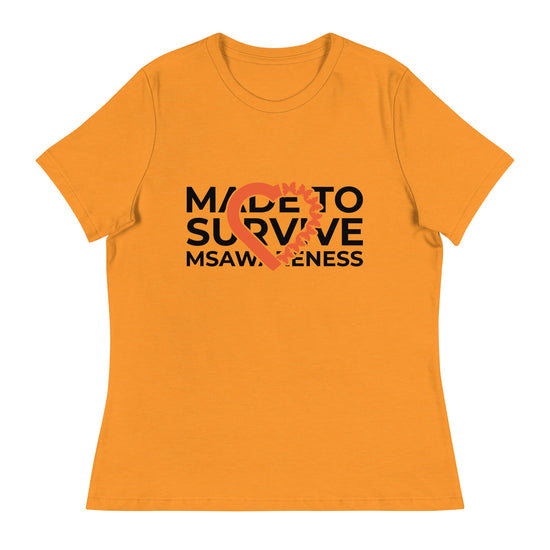 MS Awareness - Made To Survive Relaxed T-Shirt - Simply Great Gear