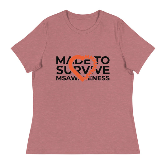 MS Awareness - Made To Survive Relaxed T-Shirt - Simply Great Gear