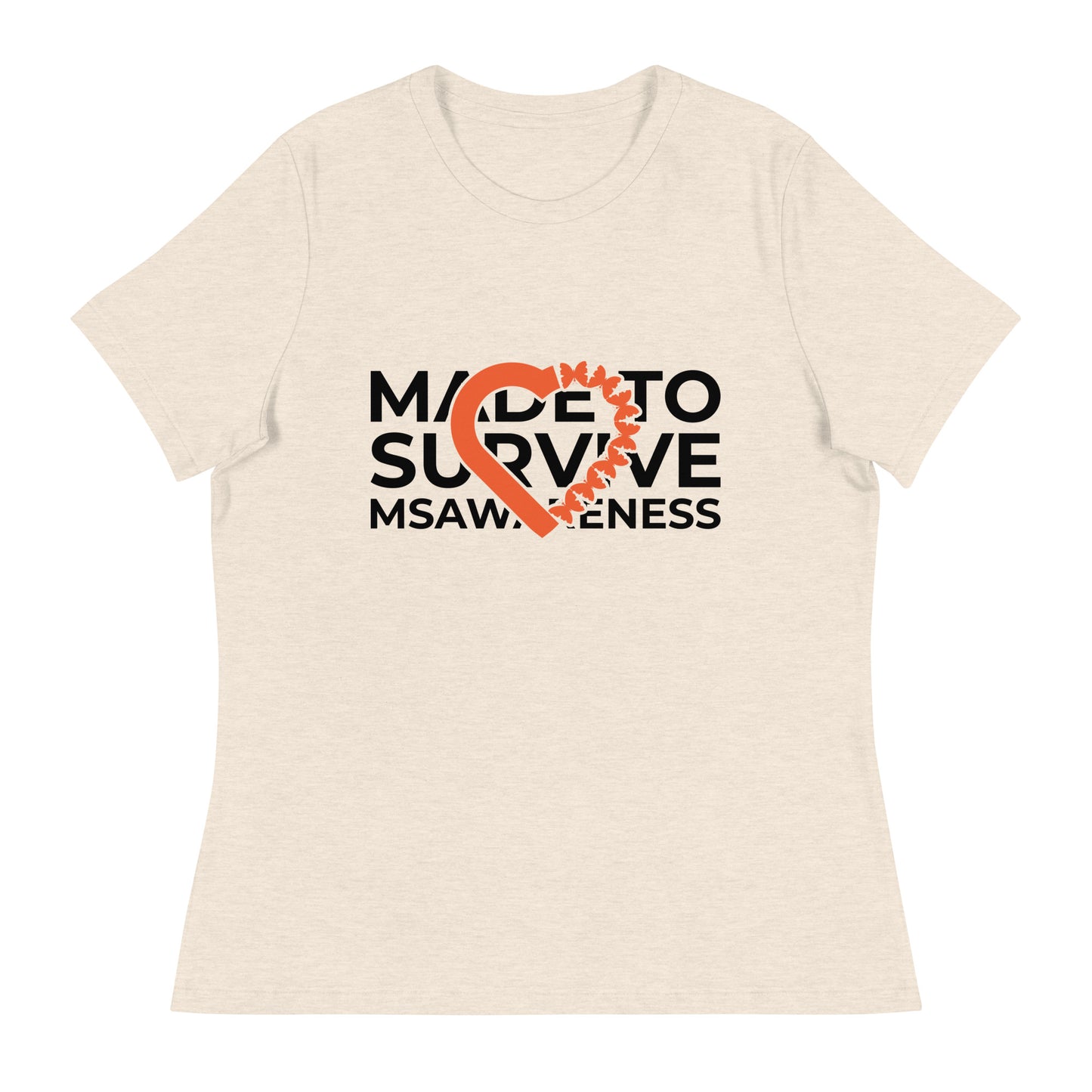 MS Awareness - Made To Survive Relaxed T-Shirt - Simply Great Gear