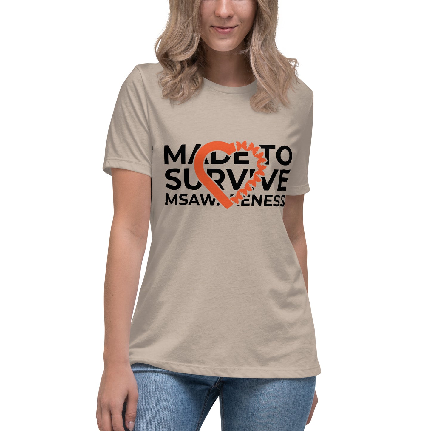 MS Awareness - Made To Survive Relaxed T-Shirt - Simply Great Gear