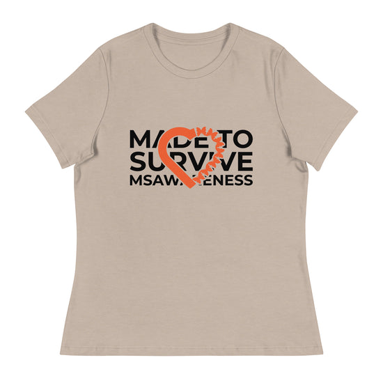 MS Awareness - Made To Survive Relaxed T-Shirt - Simply Great Gear