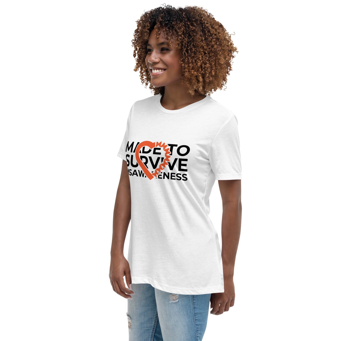 MS Awareness - Made To Survive Relaxed T-Shirt - Simply Great Gear