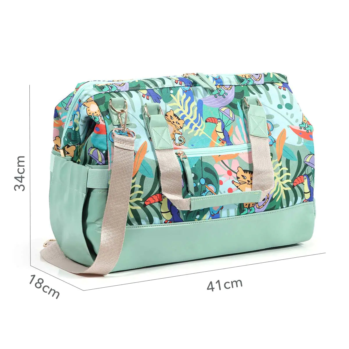 Milk&Moo Diaper Bag Jungle Friends