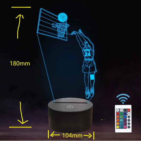 Basketball 3D Lamp - Simply Great Gear