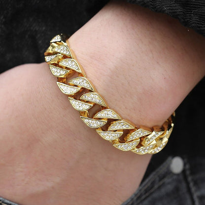 Miami Gold Curb Cuban Bracelet - Simply Great Gear