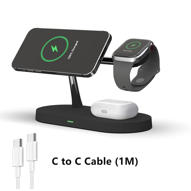 3-in-1 Wireless Magsafe Charger Stand - Simply Great Gear