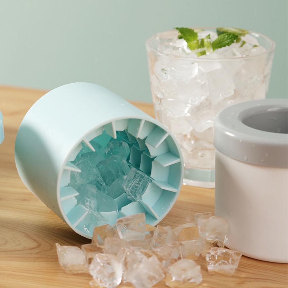 Silicone Cylinder Portable Ice Maker Bucket - Simply Great Gear