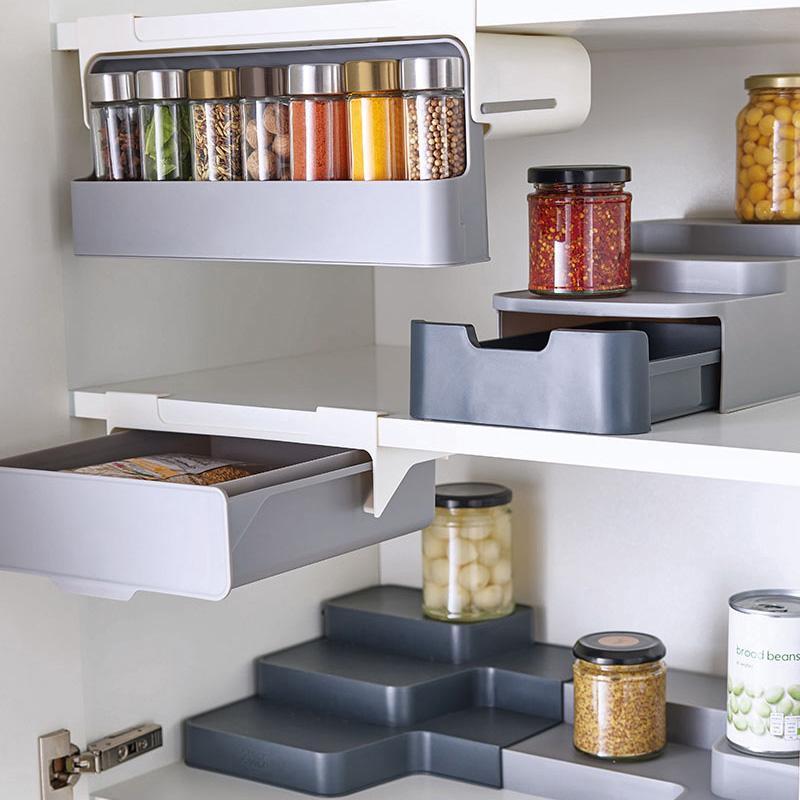 Kitchen Self-Adhesive Wall-Mounted Spice Organizer - Simply Great Gear