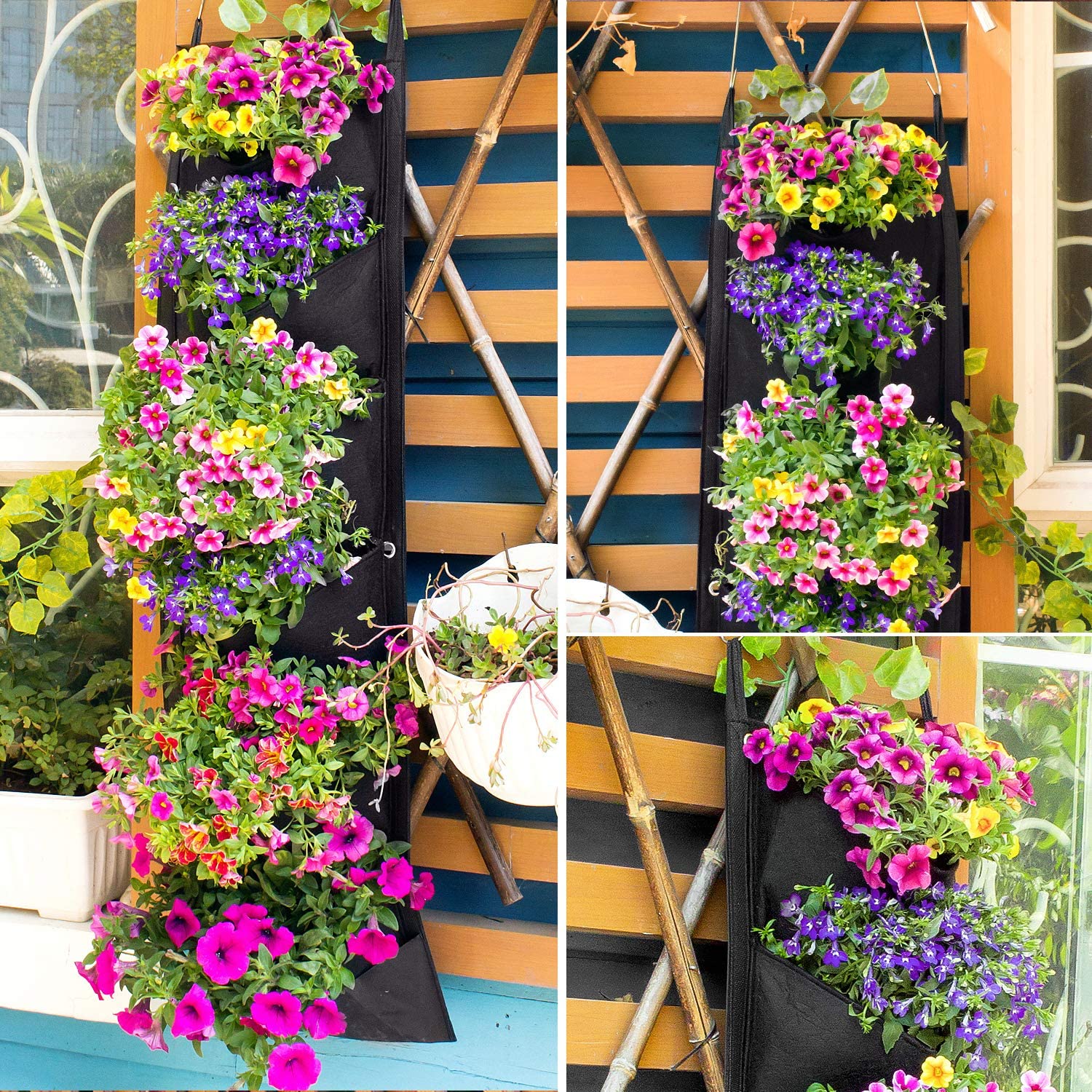 Vertical Hanging Garden Flower Pots - Simply Great Gear