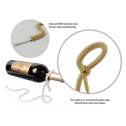 Suspended Rope Wine Bottle - Simply Great Gear